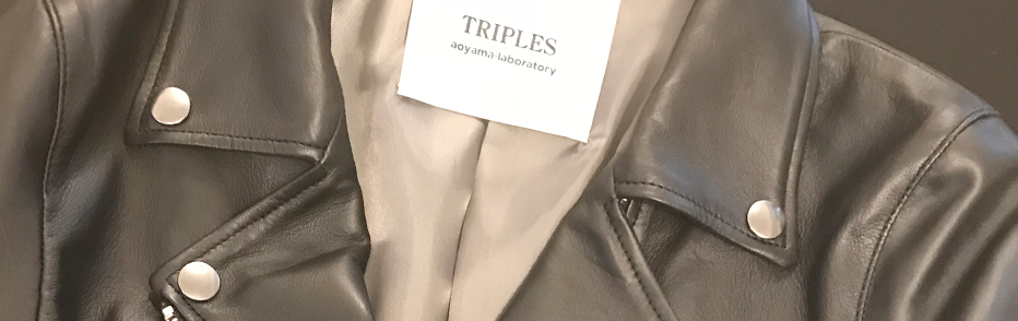 TRIPLESのレザー製品、革ジャケット